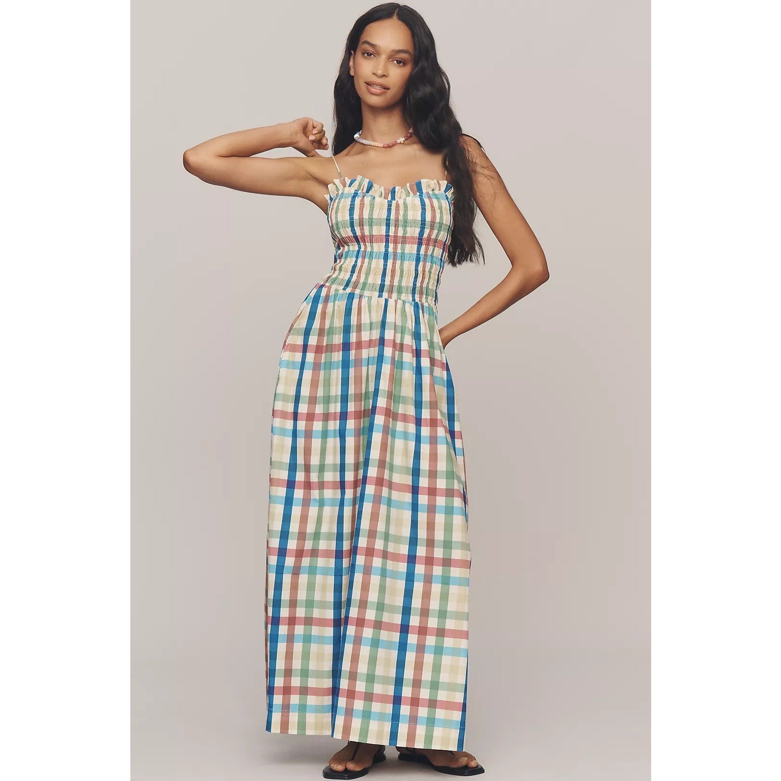 ANTHROPOLOGIE Sleeveless A-Line Maxi Dress – Timeless Treasurz