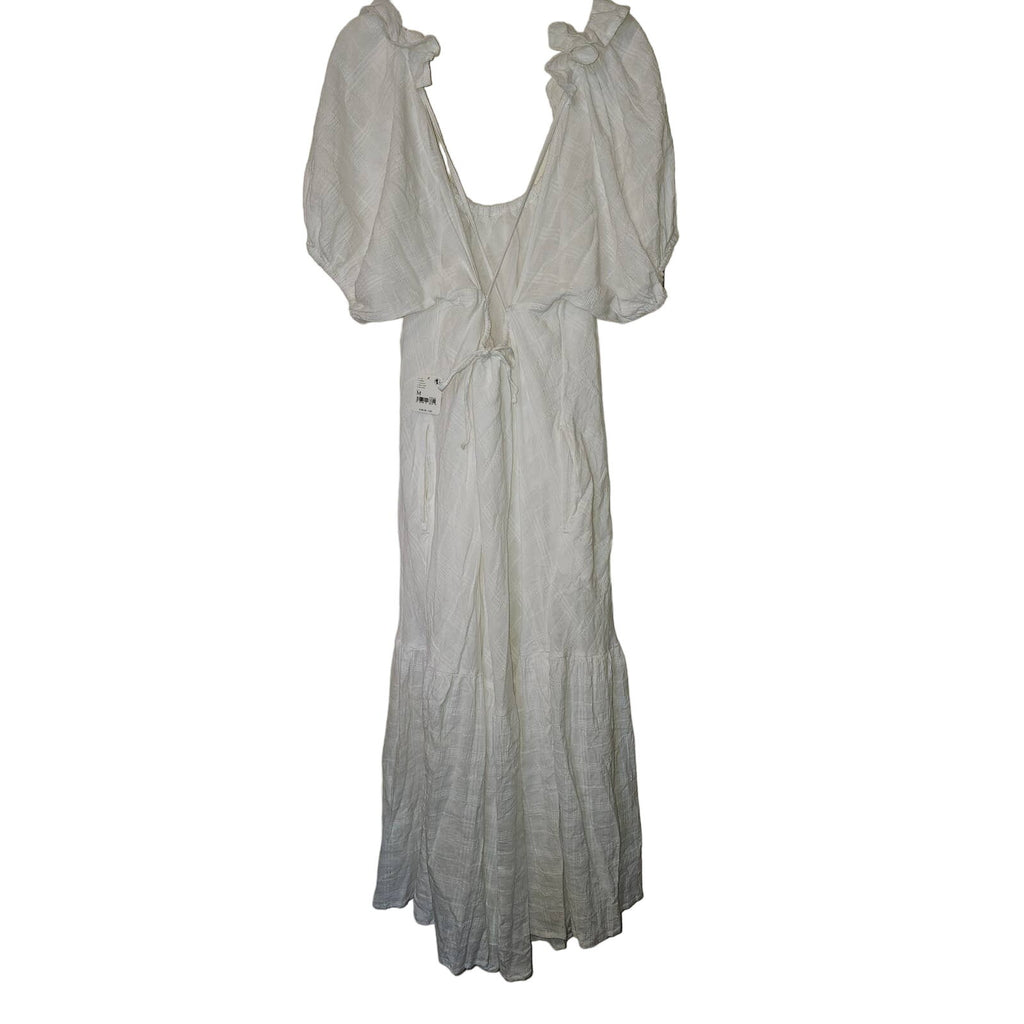 New Free People Kaylyn Midi Dress Free-est $108 SMALL Ivory