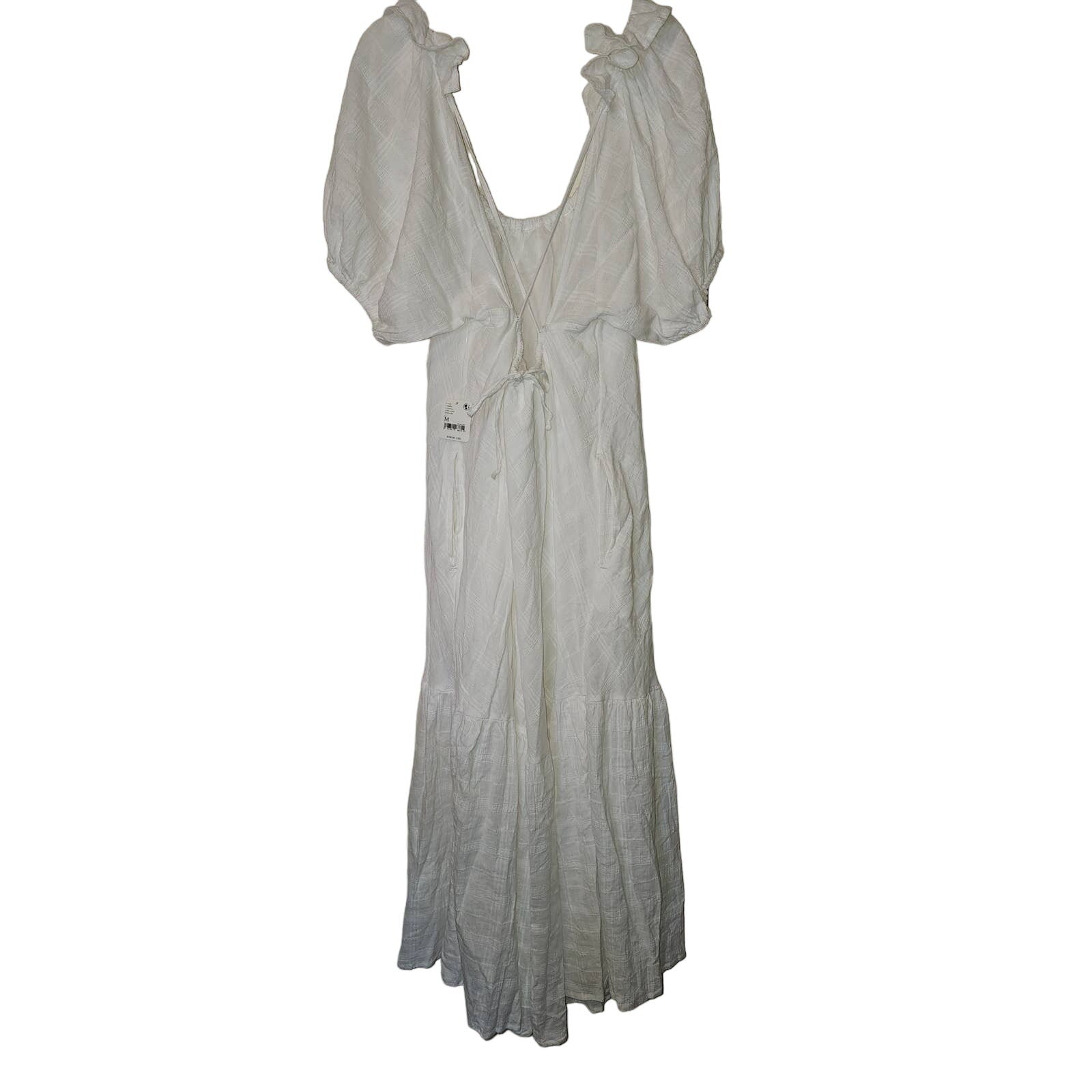 New Free People Kaylyn Midi Dress Free-est $108 SMALL Ivory