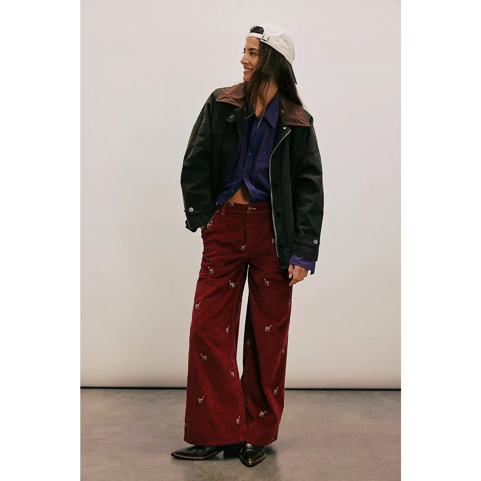 Free People Clifton Cord Wide-Leg Jeans