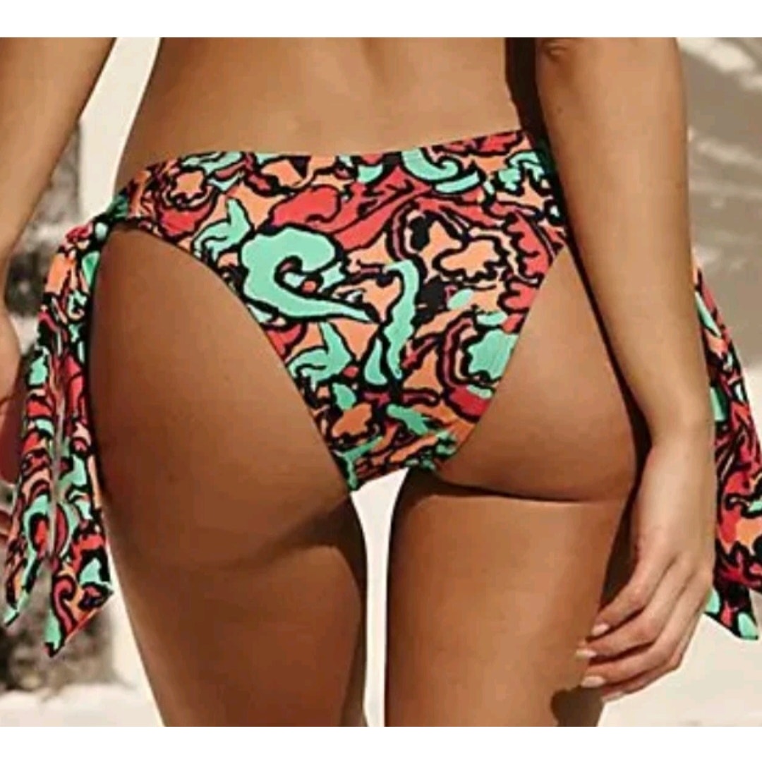 FREE PEOPLE Free-est Jodie Bikini Top + Renee Tie Side Bottom $108 L Free People