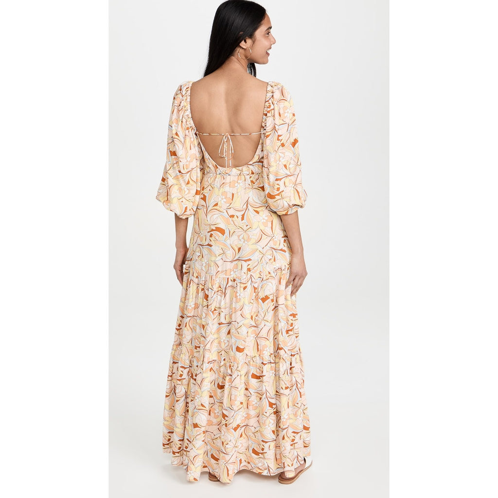 New Anthropologie L SPACE Bahia Dress RESORTWEAR $200 SMALL Soulshine Floral