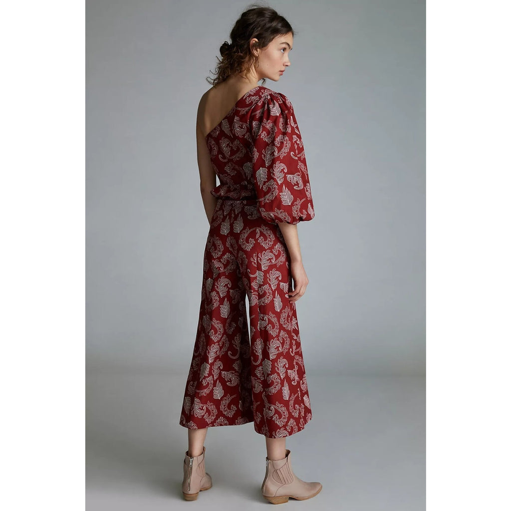 NEW Anthropologie by Mare Mare Teresita Pants Set $188 Small One Shoulder Blouse