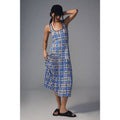 New Anthropologie $210 Dhruv Kapoor Plaid Mesh Midi Dress Size XS
