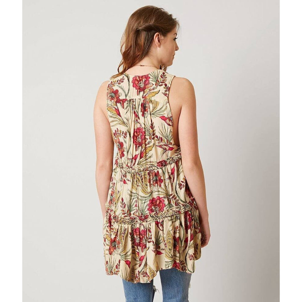 NEW Free People Haze Tunic Tank in Neutral Size XS