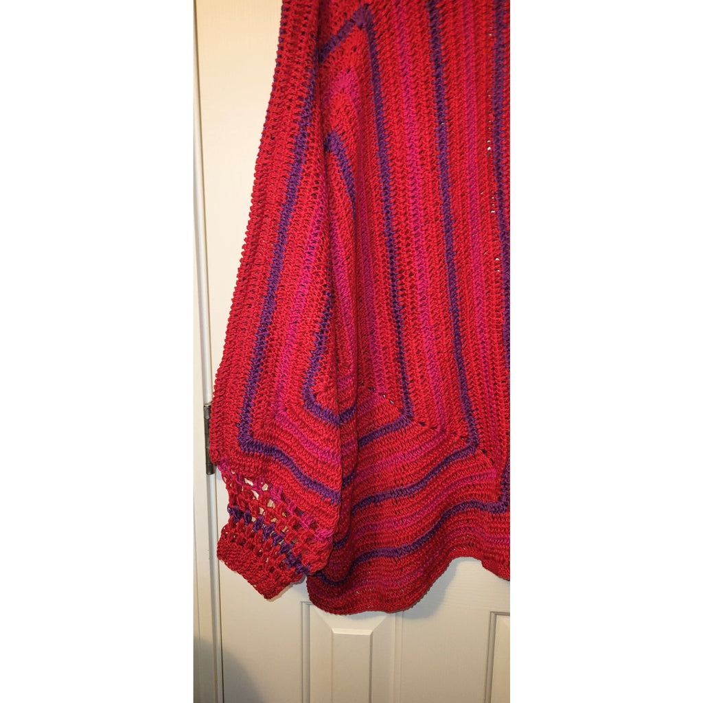 Handmade Casaco Striped Cardigan