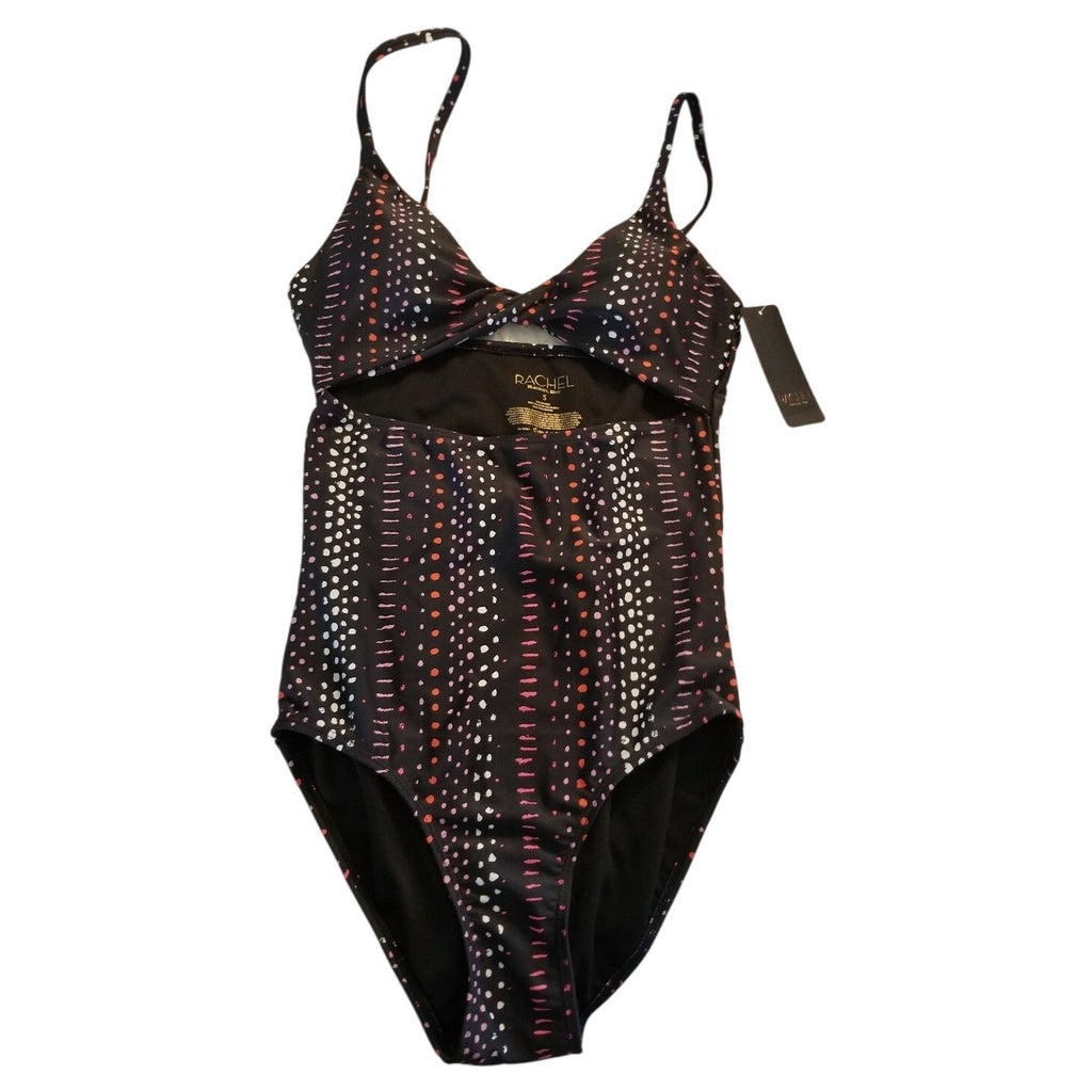New Anthropologie Rachel Dot Dash One Piece Swimsuit Size Small