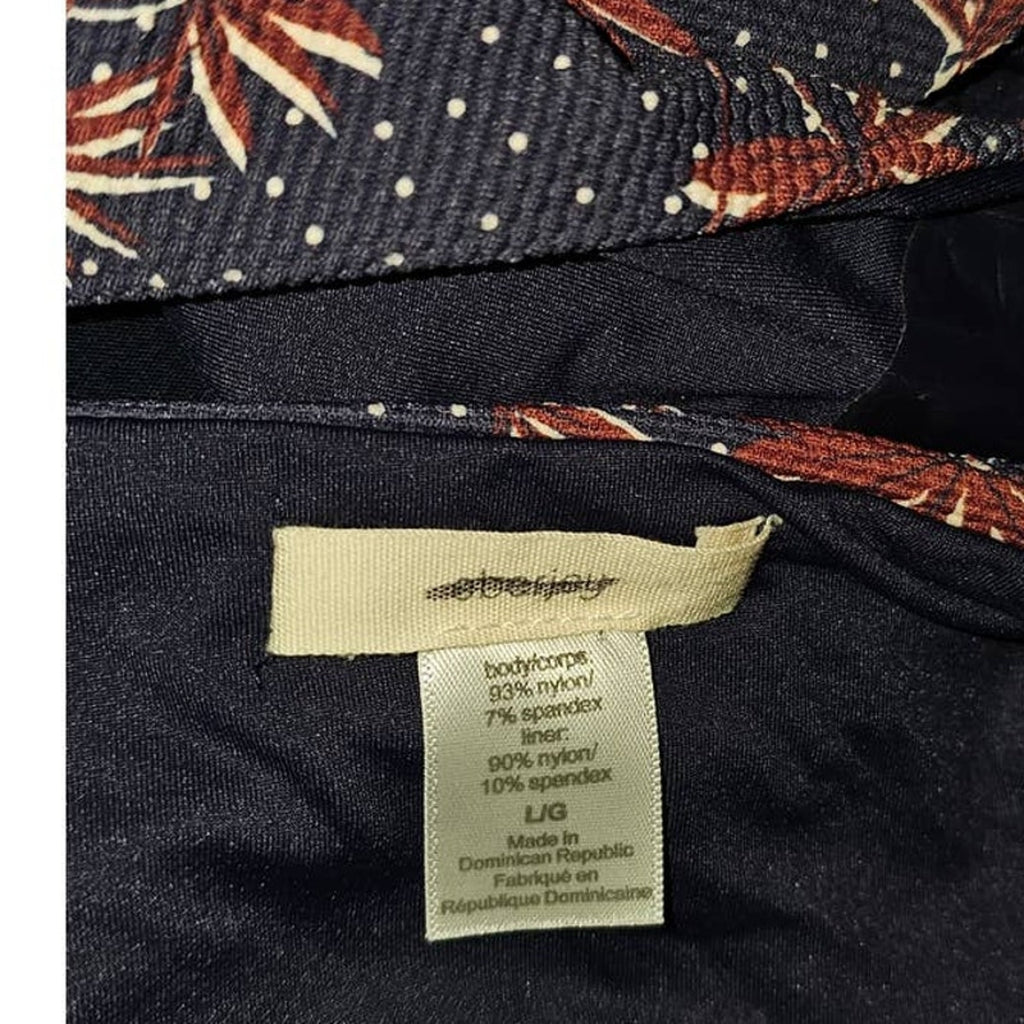 New Anthropologie Eberjey Ibiza One-Piece Swimsuit $198 LARGE