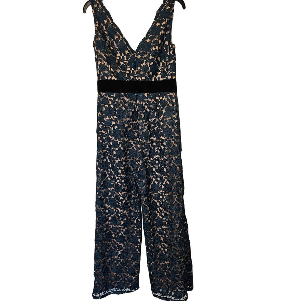 Anthropologie Monique Lace V-Neck Jumpsuit