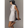 New Anthropologie Siempre Embellished Collar Pleated Mini Shirt Dress XL White
