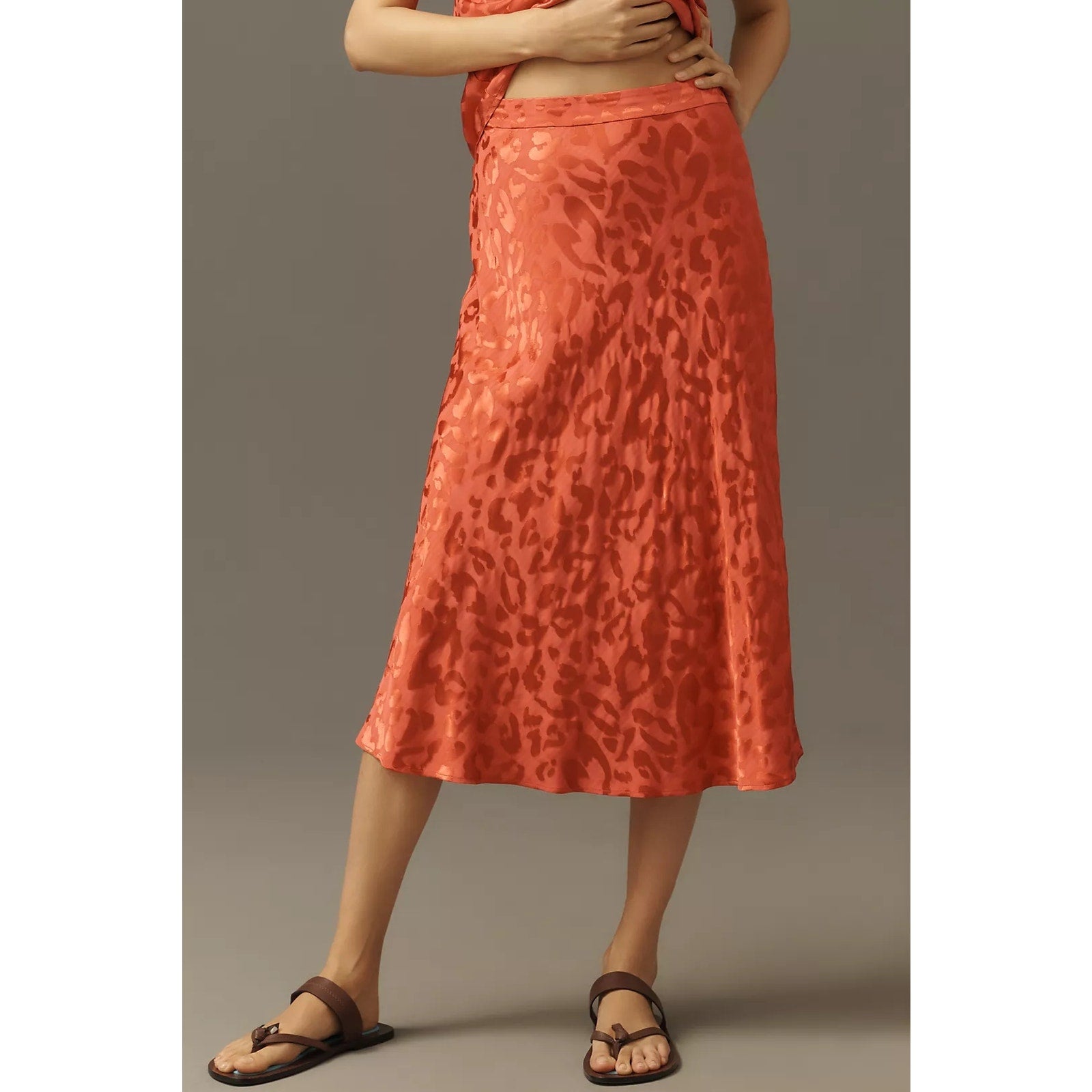 Farm Rio x Anthropologie Printed Asymmetric Tank + Midi Skirt $188 XS Anthropologie