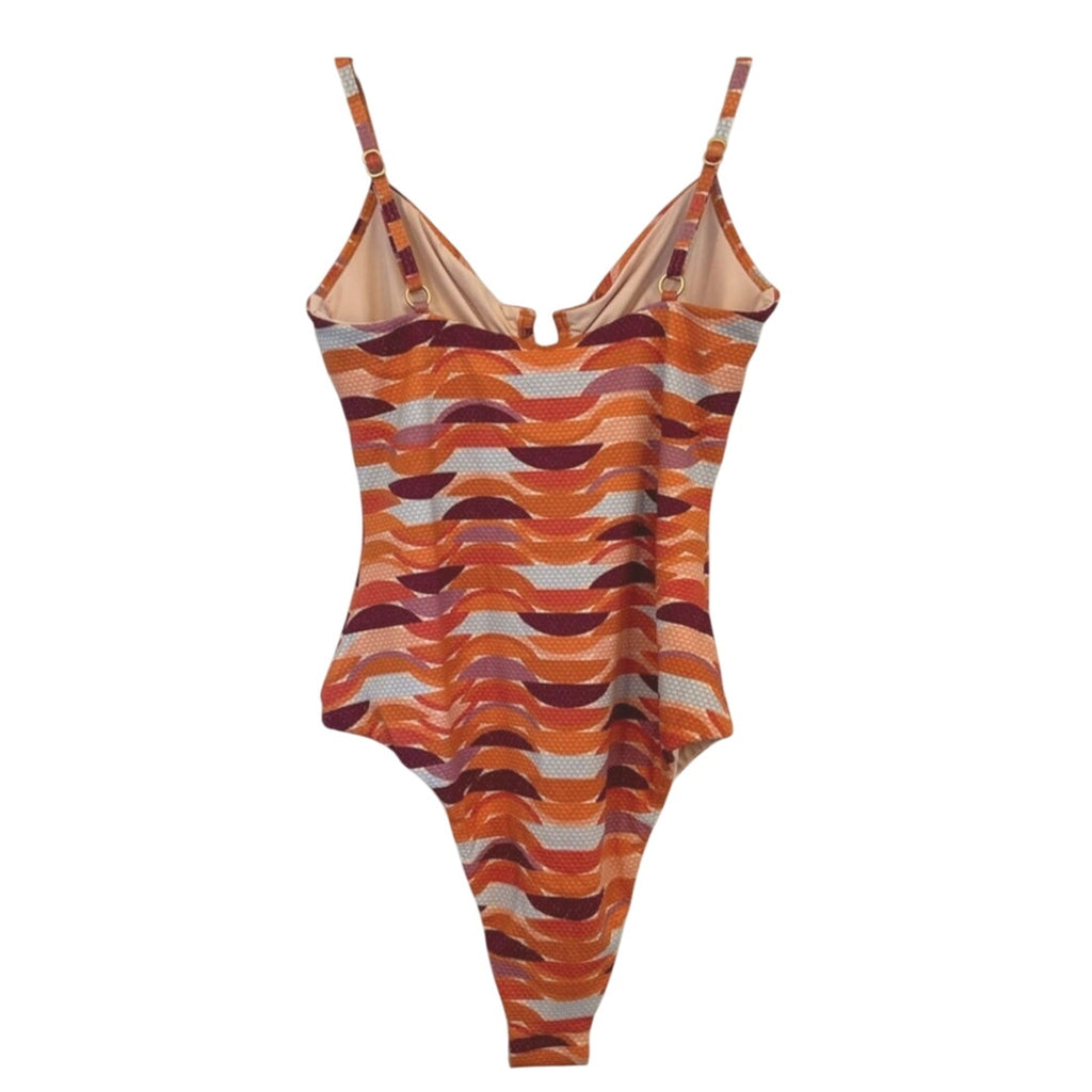 Anthropologie LSPACE Roxanne One-Piece Swimsuit MEDIUM Orange Anthropologie
