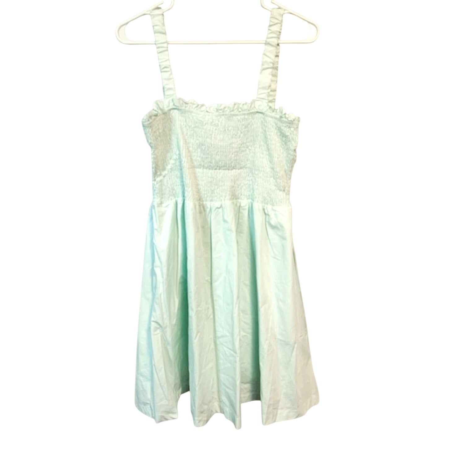 Anthropologie Smocked Mini Dress by PINCH MEDIUM Guac - Mint Green Anthropologie