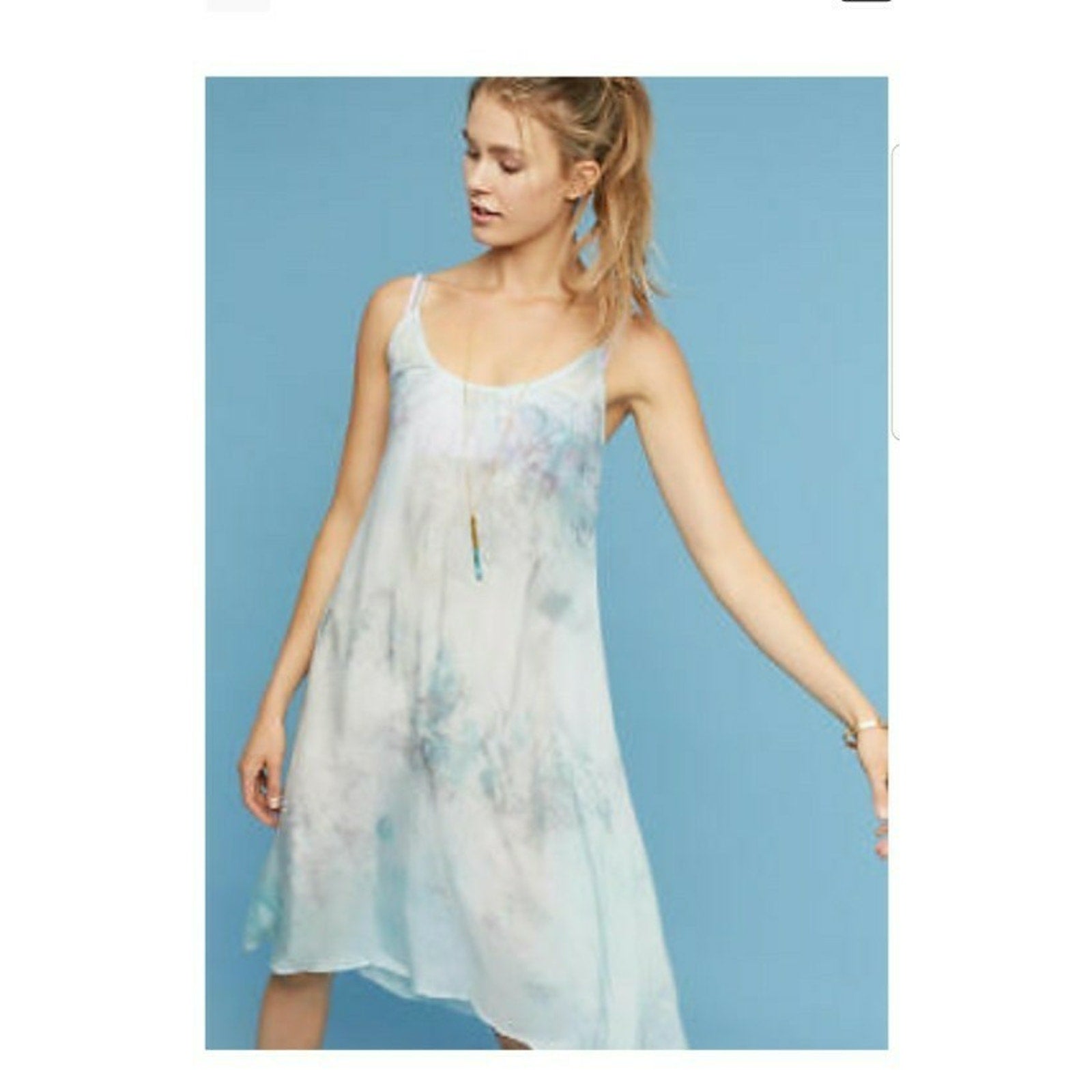 NEW Anthropologie Tanja Dress by Love Tanjane Size XS Hand Dyed