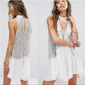 NEW Free People Cross My Heart in Lace Tunic $108 White Size Small