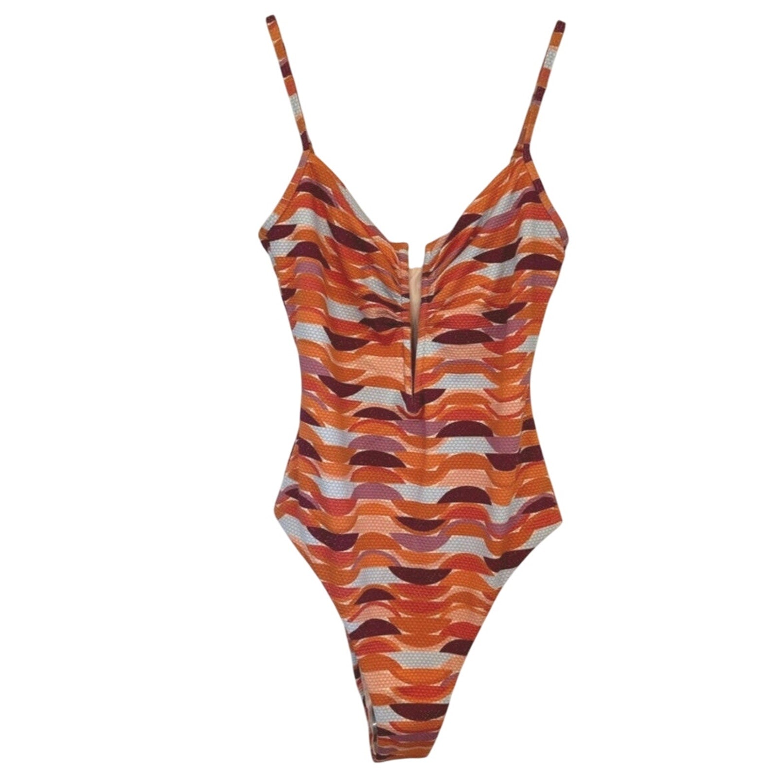 Anthropologie LSPACE Roxanne One-Piece Swimsuit MEDIUM Orange Anthropologie