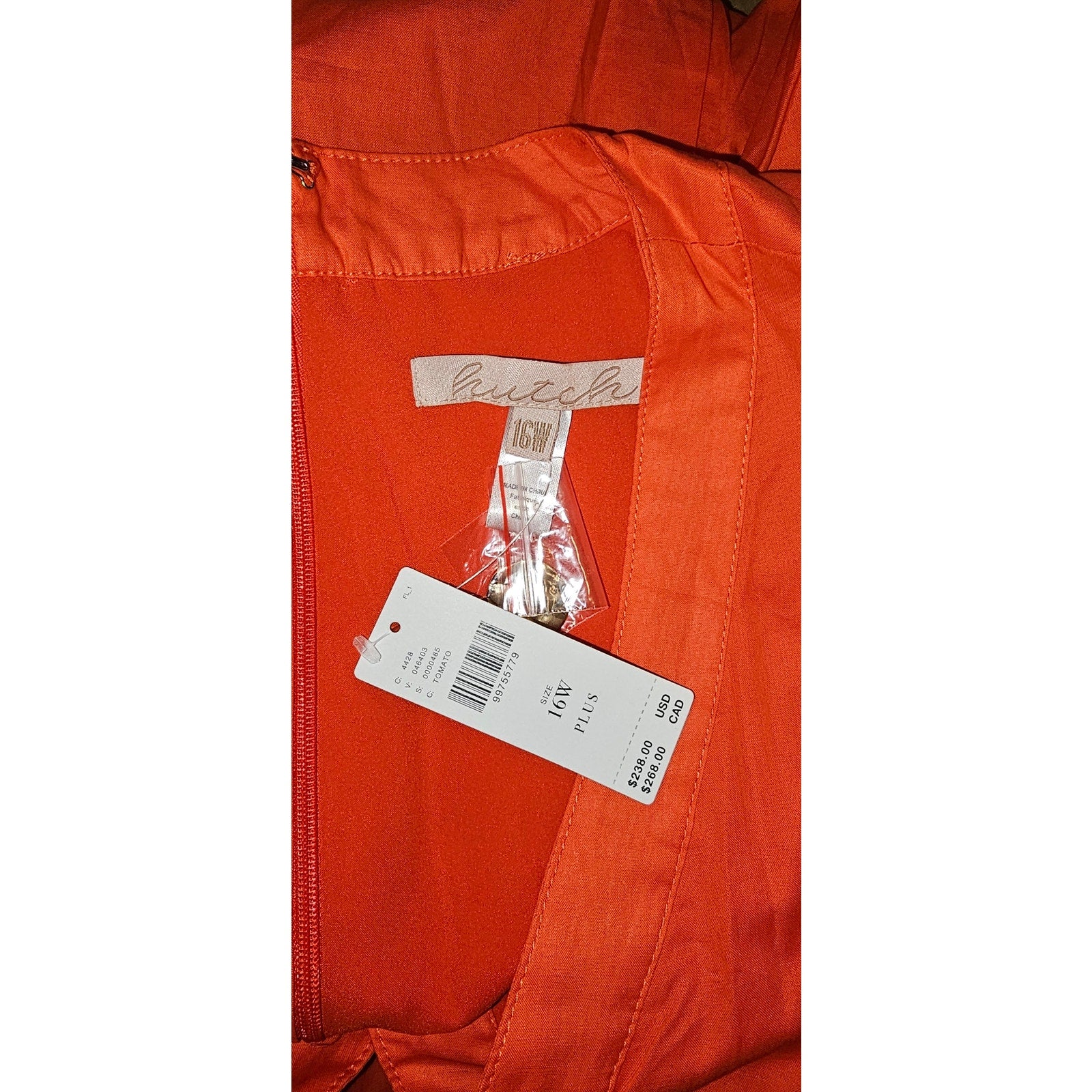 ANTHROPOLOGIE Hutch Indy Sleeveless V-Neck Button-Front Midi Dress 16W Anthropologie