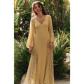 FREE PEOPLE Free-est Hazel Maxi Dress LARGE Dried Moss/Khaki Free People