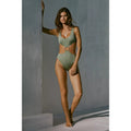 ANTHROPOLOGIE Montce Ky One-Piece Swimsuit SMALL Sage Green Anthropologie