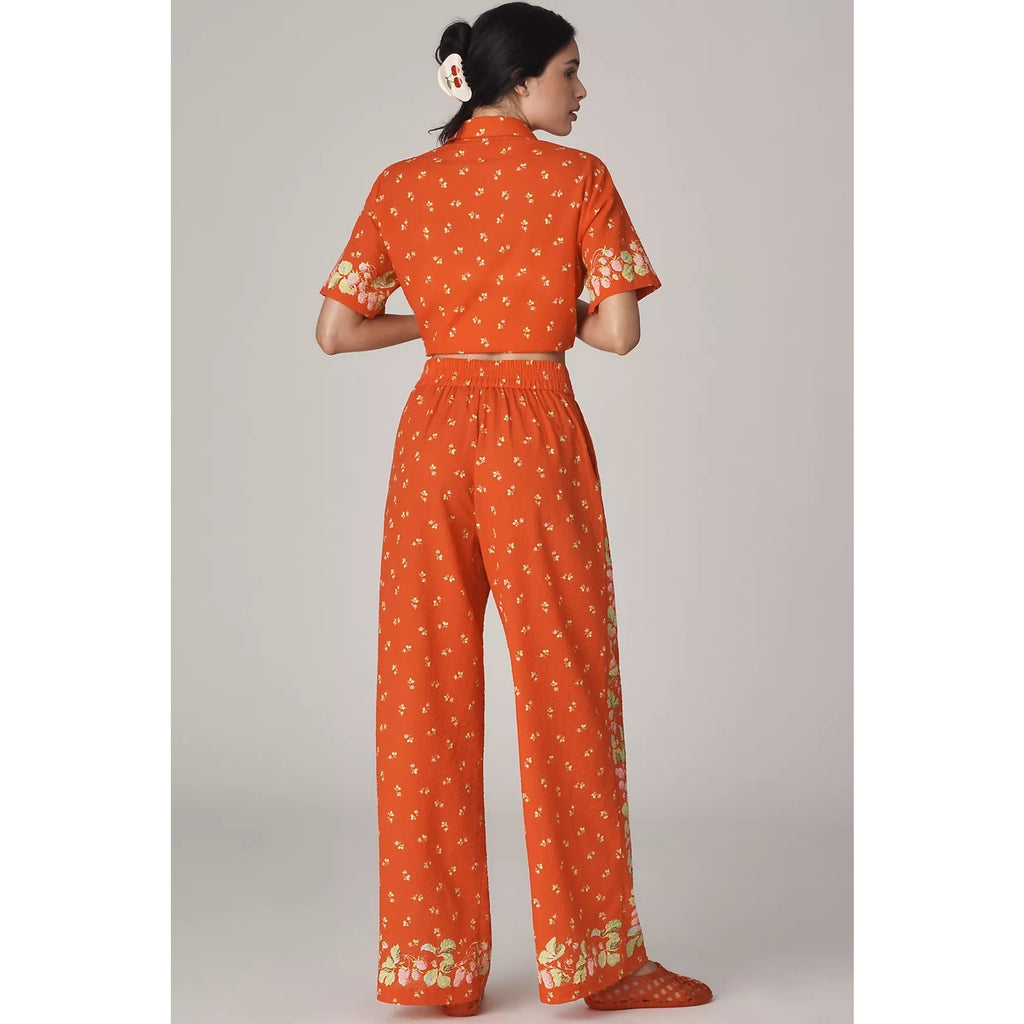 Anthropologie Rachel Antonoff Snyder High-Rise Wide-Leg Pants