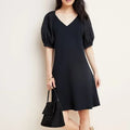 New Anthropologie Maeve Annike Puff Sleeve Mini Dress Size Small