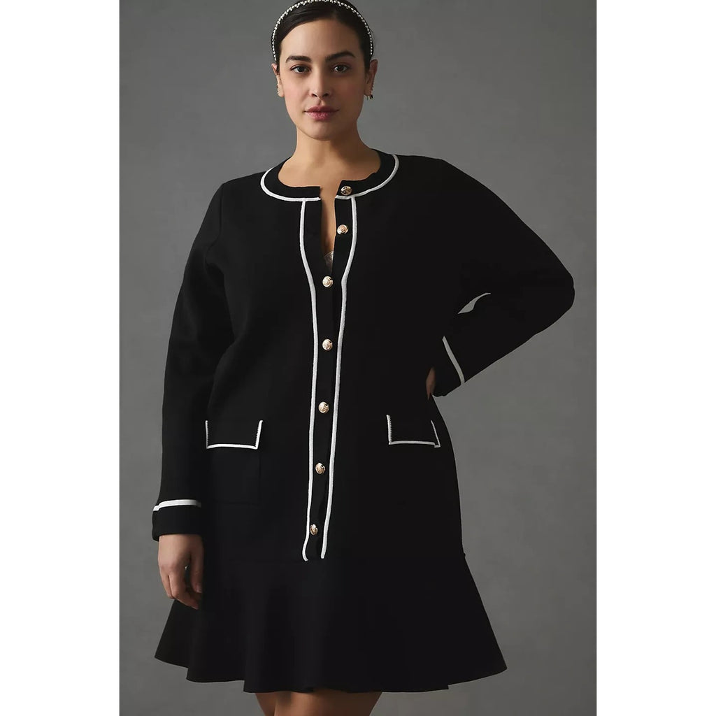 Anthropologie Endless Rose Mini Sweater Dress