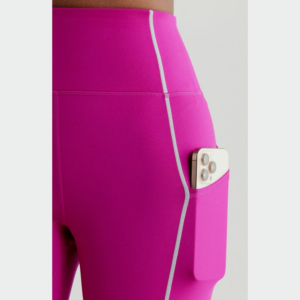 Free People MOVEMENT You're A Peach Leggings MEDIUM Berry Bliss POCKETS Free People