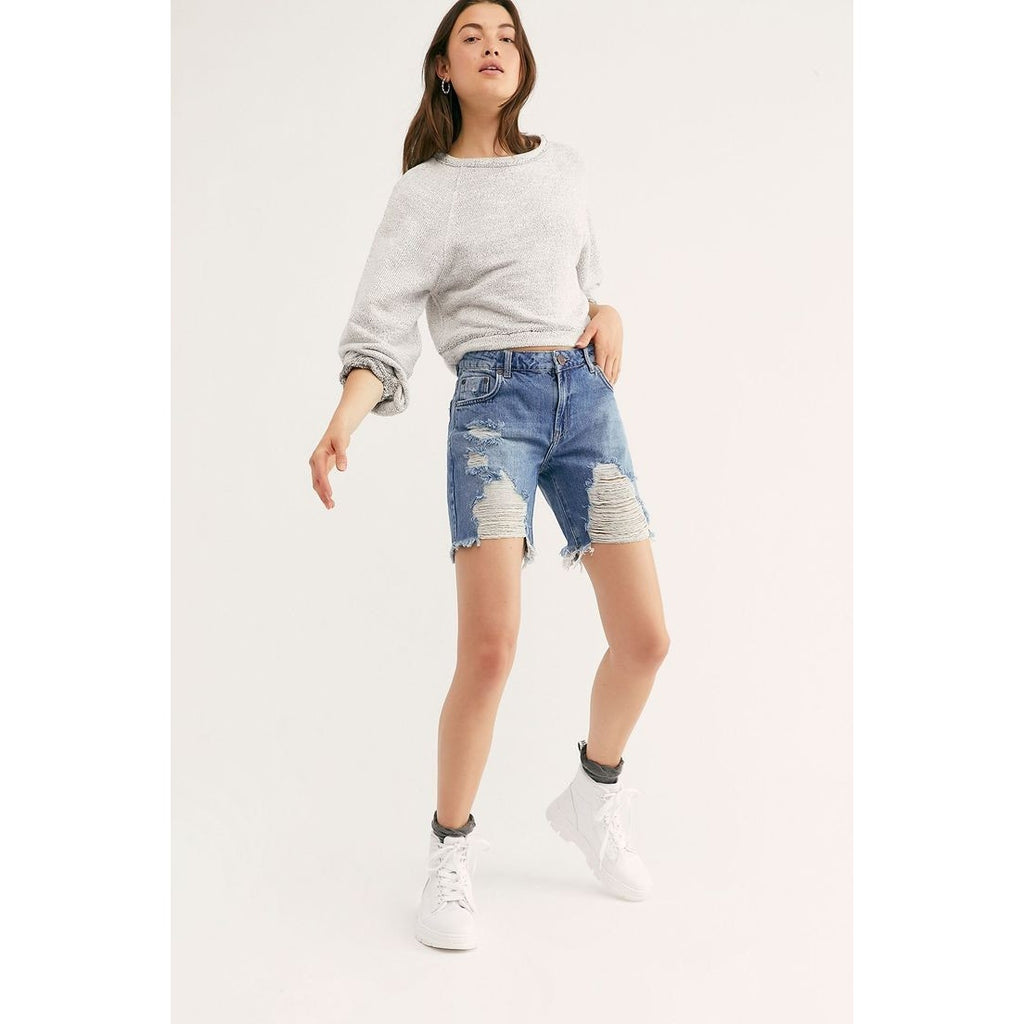 New Free People x One Teaspoon Stevie’s Boyfriend Shorts $114 Sz 25  29 in Waist
