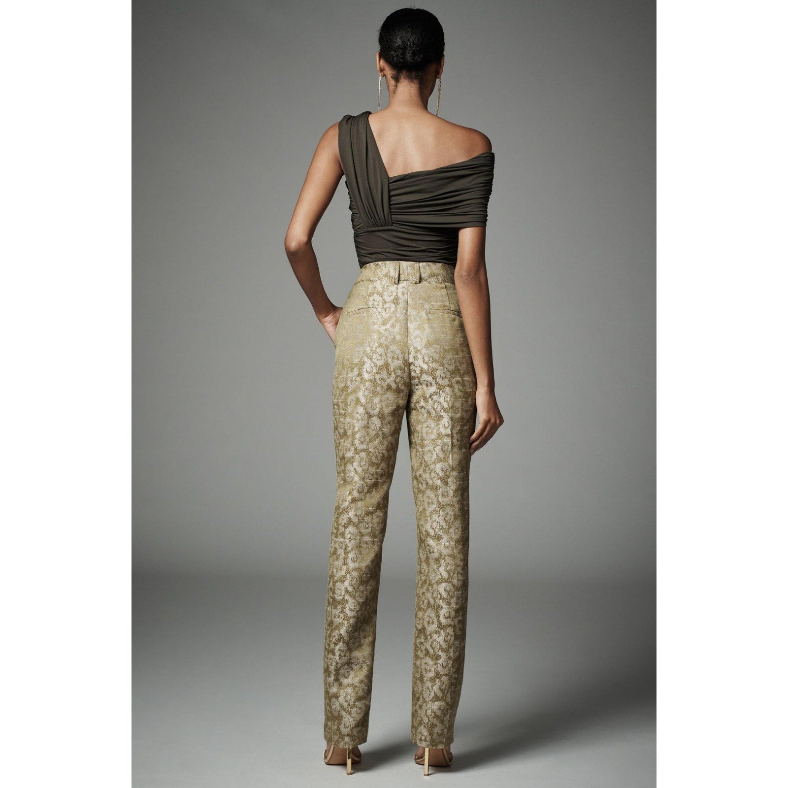 New ANTHROPOLOGIE Scotch & Soda Robyn Relaxed Tapered Pants $168 SIZE 28 Green