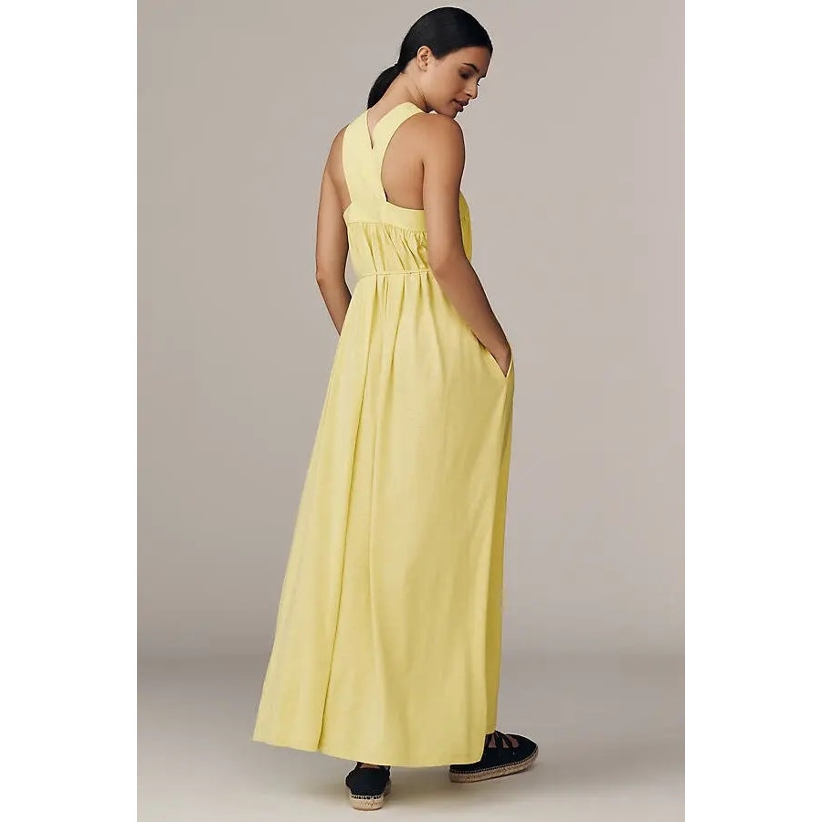Anthropologie Nation Brielle Halter Maxi Dress