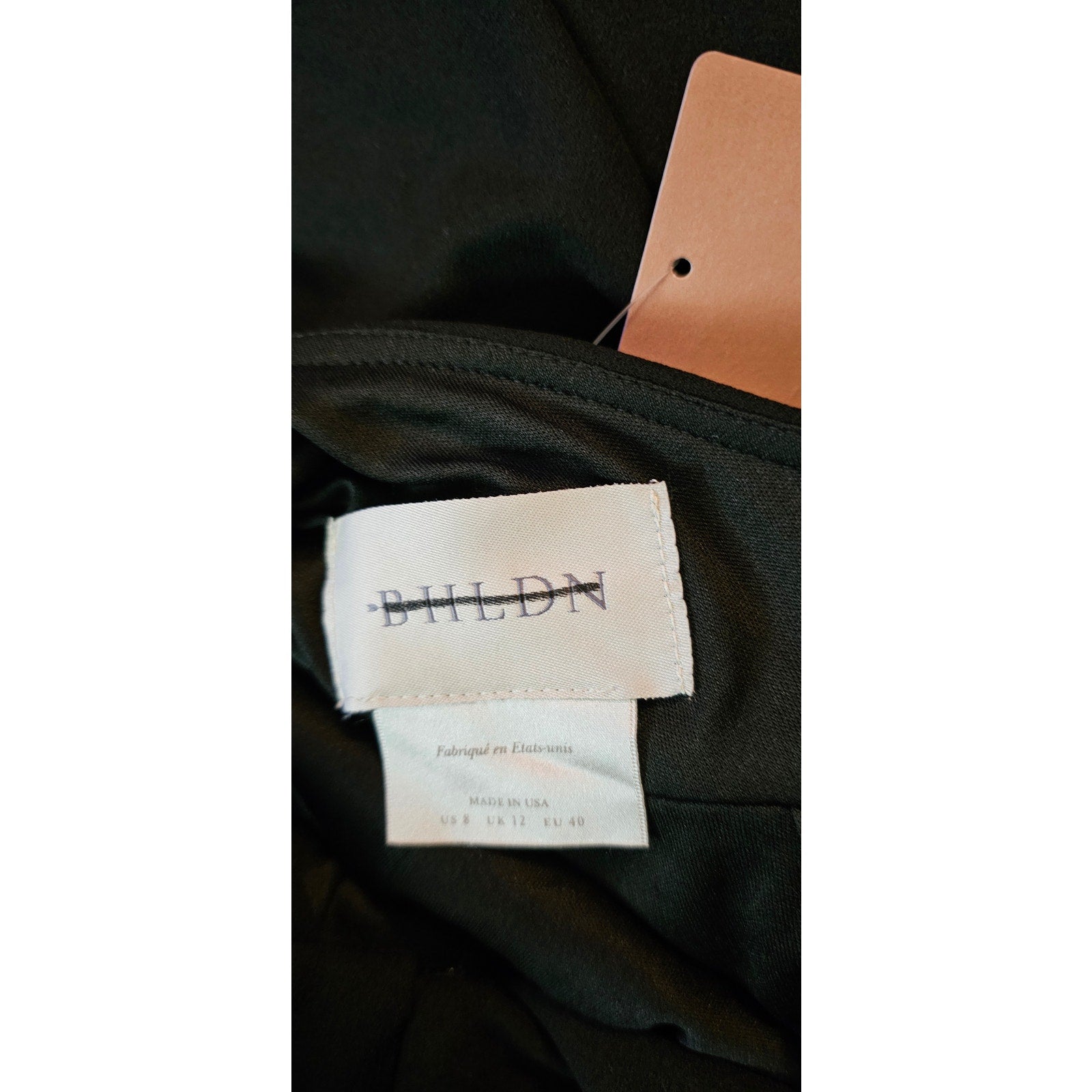 New Anthropologie BHLDN Lennox Halter Open-Back Side-Slit Stretch Crepe Gown 8