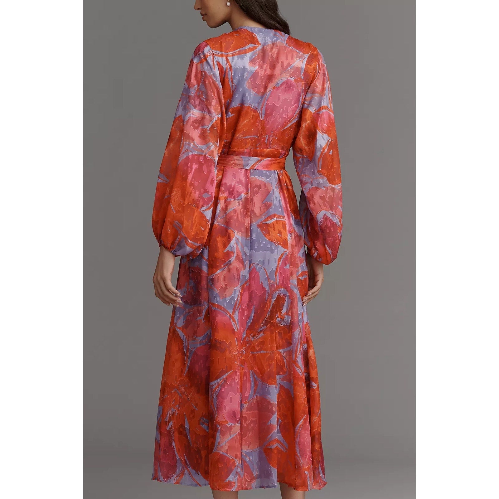 Anthropologie Hutch Long-sleeve Wrap Dress