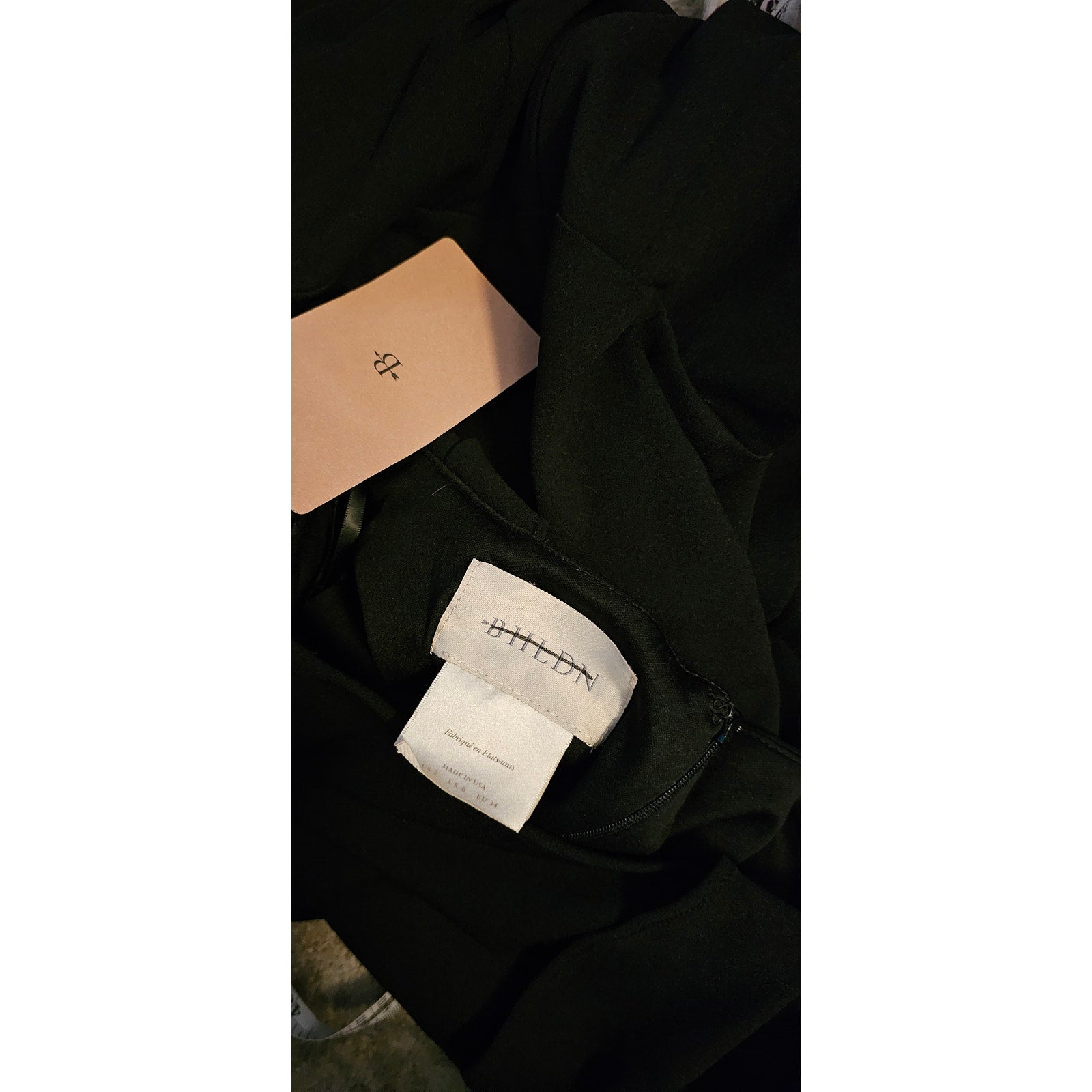 New Anthropologie BHLDN Sayre Dress $298 SIZE 2 Black SPECIAL OCCASION