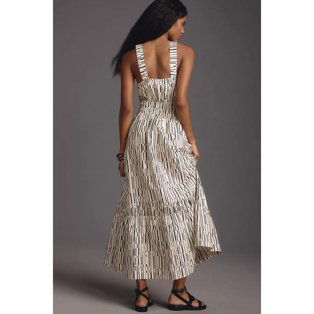 Anthropologie The Somerset Maxi Dress: Poplin Halter Edition $168 X-SMALL