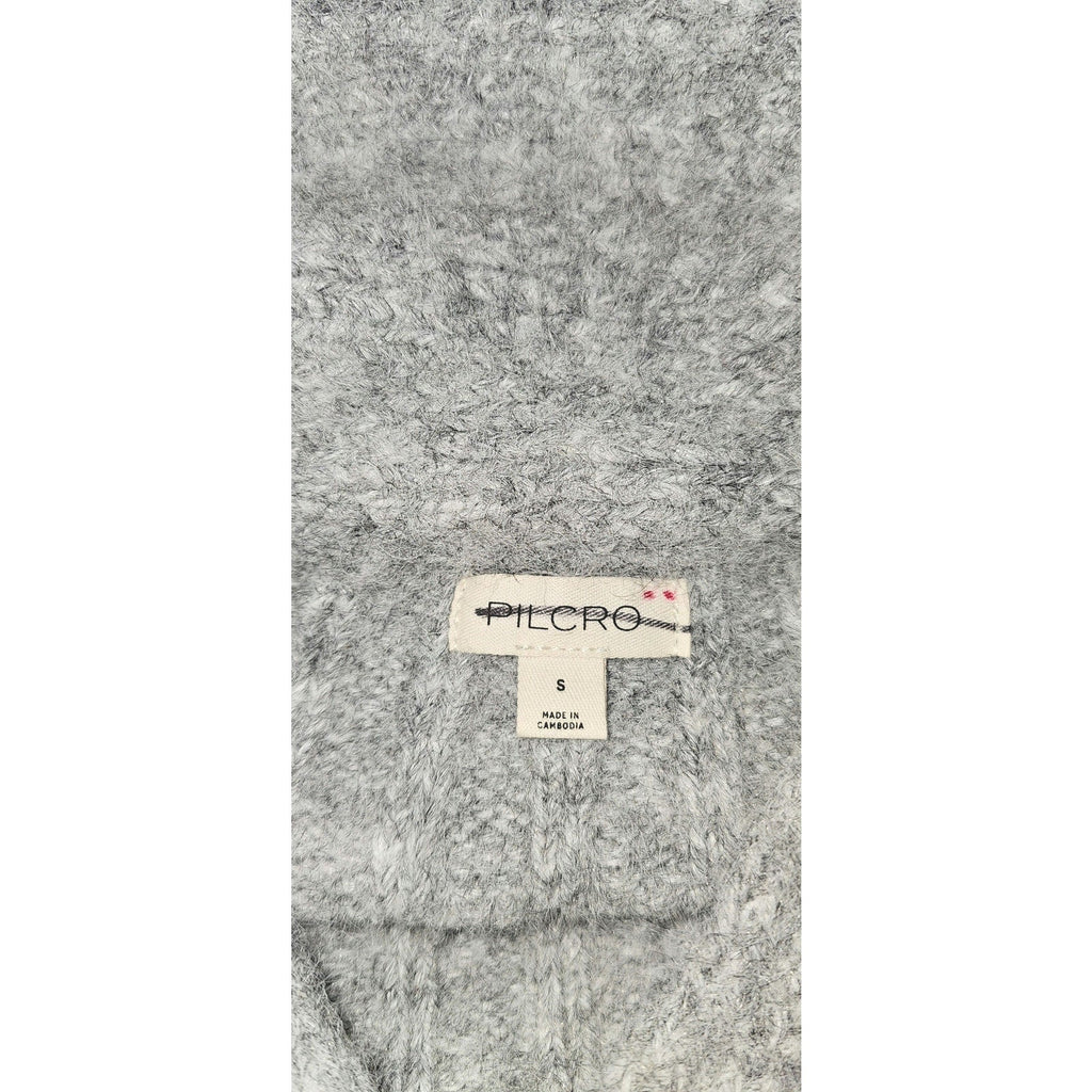 Anthropologie Pilcro Off-Shoulder Batwing Sweater SMALL Gray Anthropologie