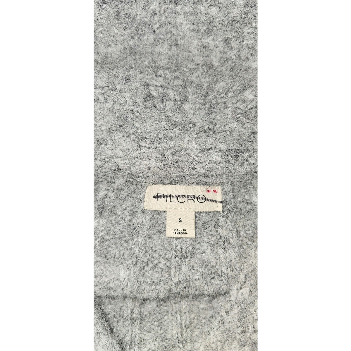 Anthropologie Pilcro Off-Shoulder Batwing Sweater SMALL Gray Anthropologie