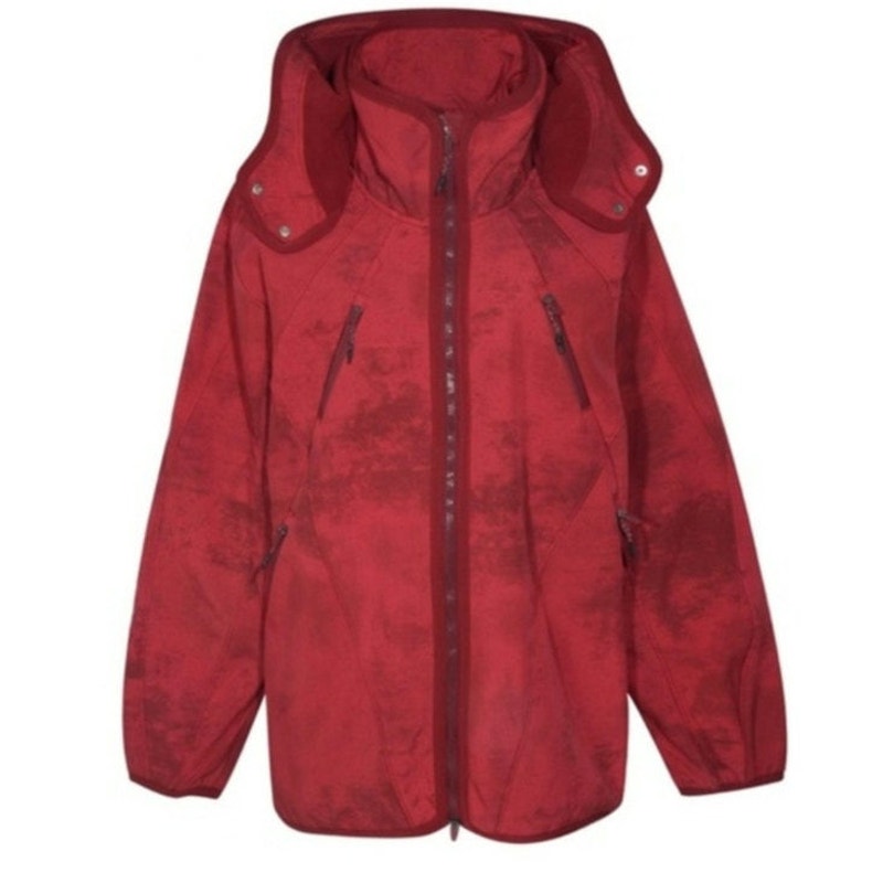 Free People FP MOVEMENT Canyon Crushin' Jacket X-SMALL Cranberry Red Free People