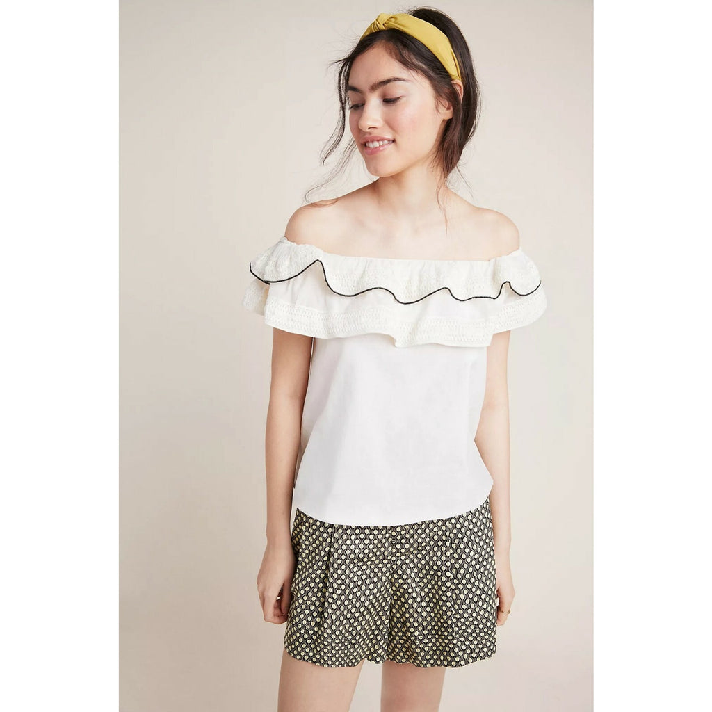 NEW Anthropologie Organza Blouse by Amit Aggarwal Size Small
