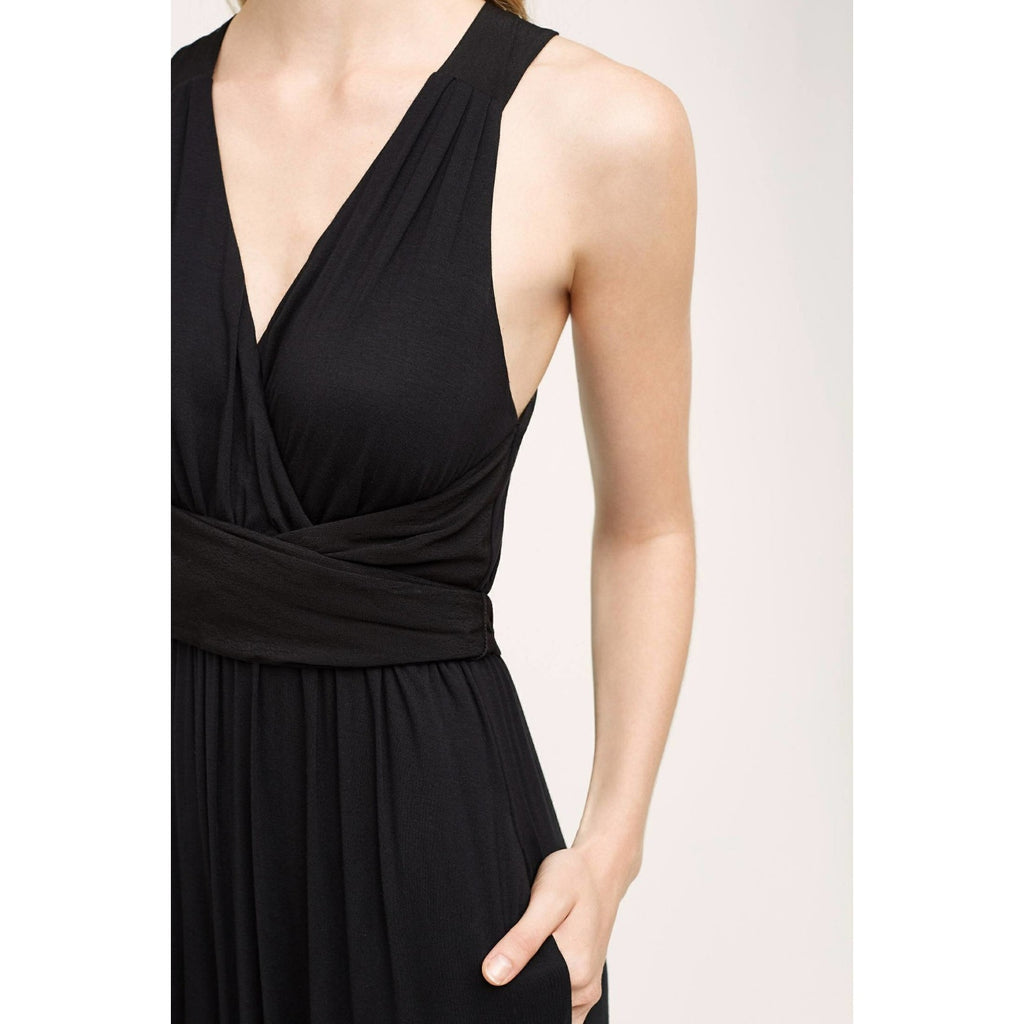 NEW Anthropologie $148 HD In Paris Black Downtown Dress Style Romper Size XS