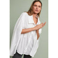 Anthropologie Harshman Luma Buttondown Sleeve Shirt