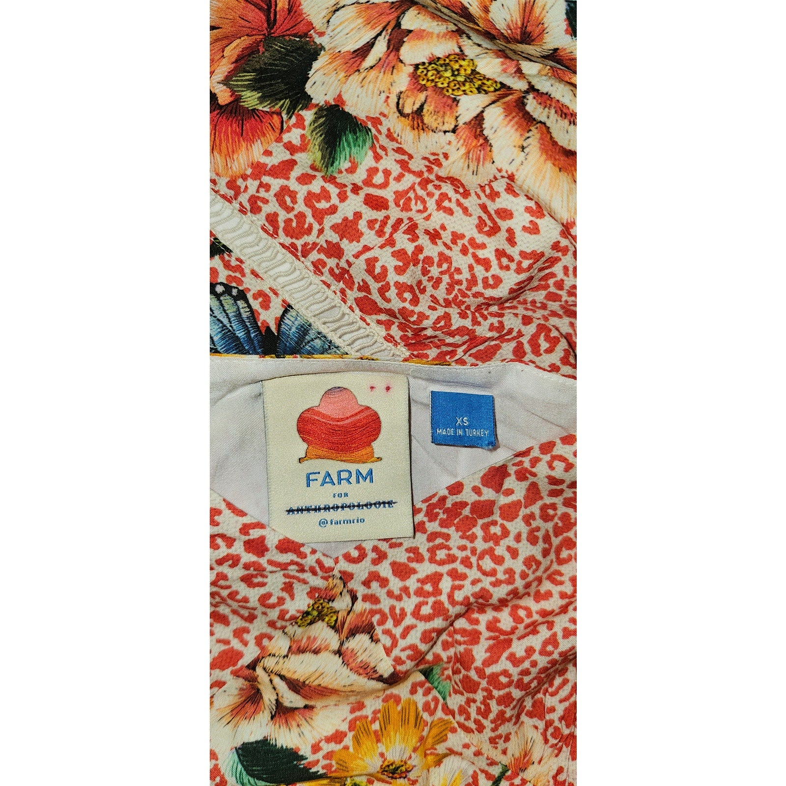Anthropologie Verbena Floral Midi Dress