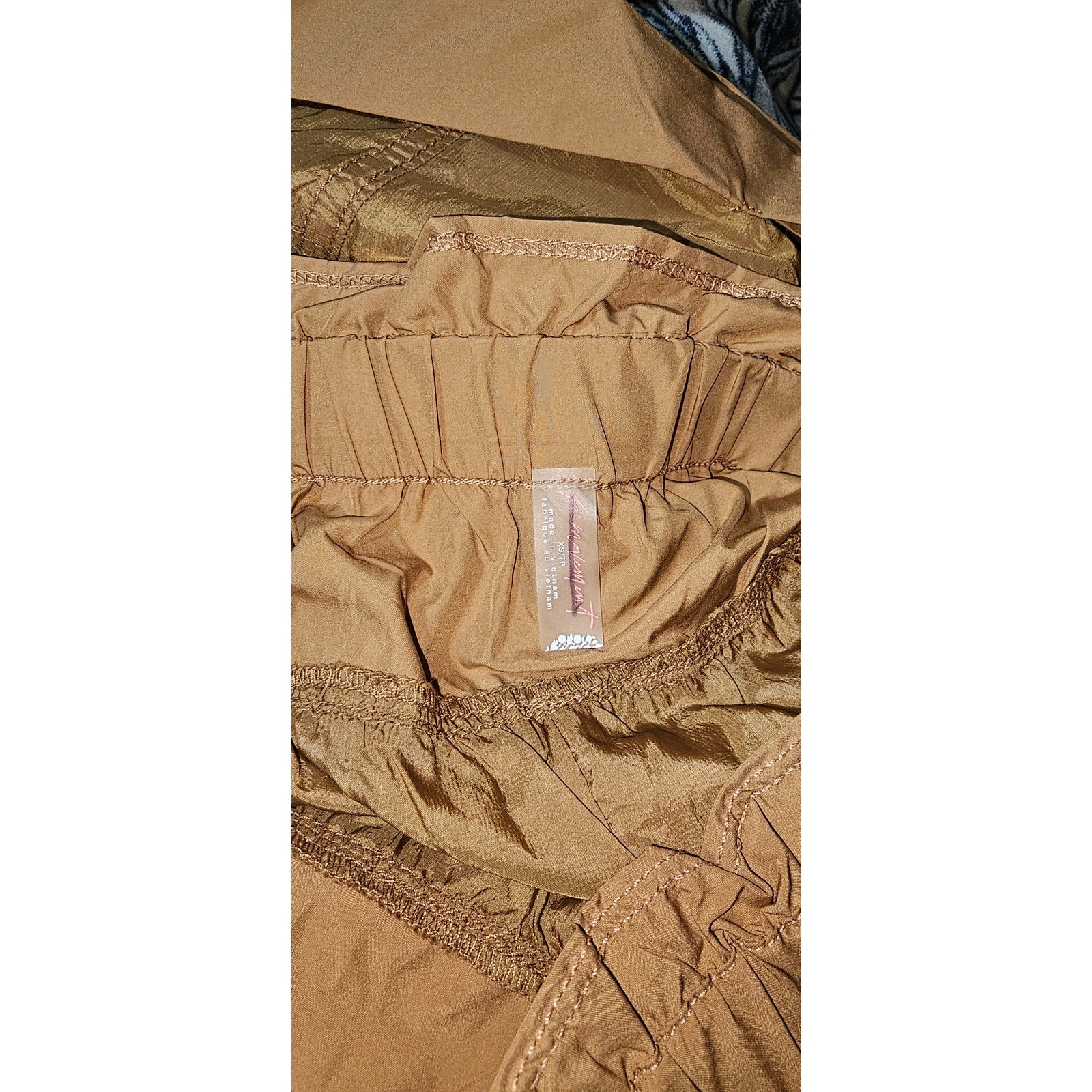 FREE PEOPLE FP MOVEMENT Leave No Trace Shorts X-SMALL Camel Free People