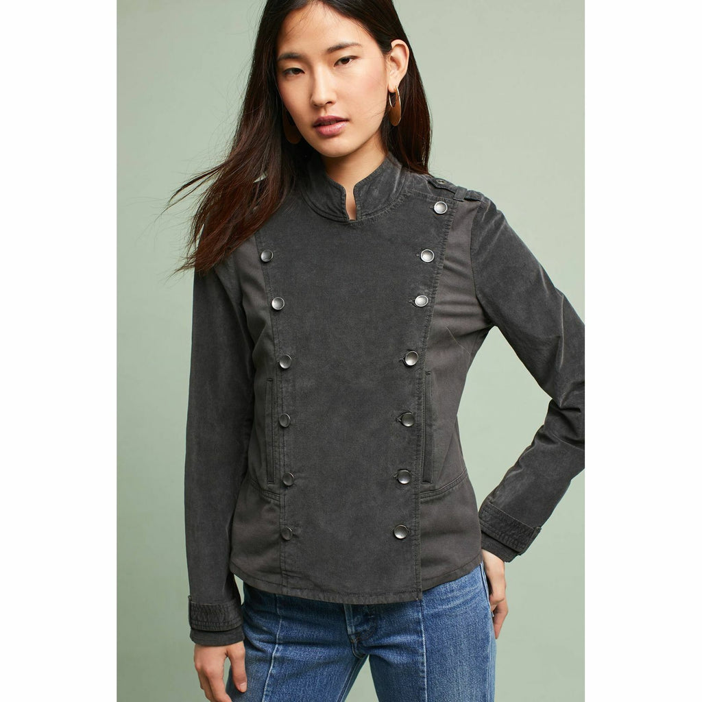 New Anthropologie Marrakech Knit Cadet Jacket $158 SMALL Wine