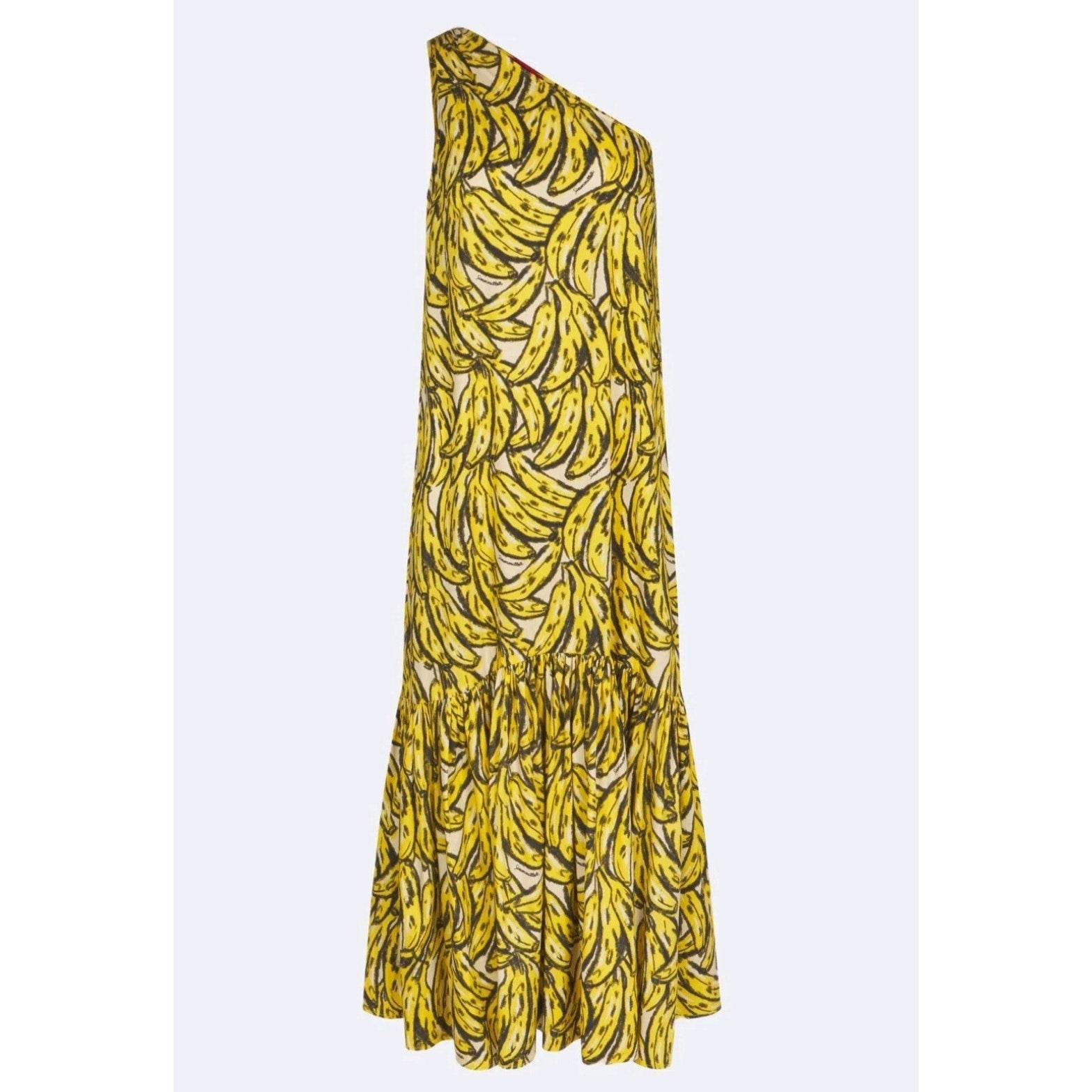Anthropologie SIMONMILLER Rea One-Shoulder Poplin Maxi Dress LARGE Anthropologie