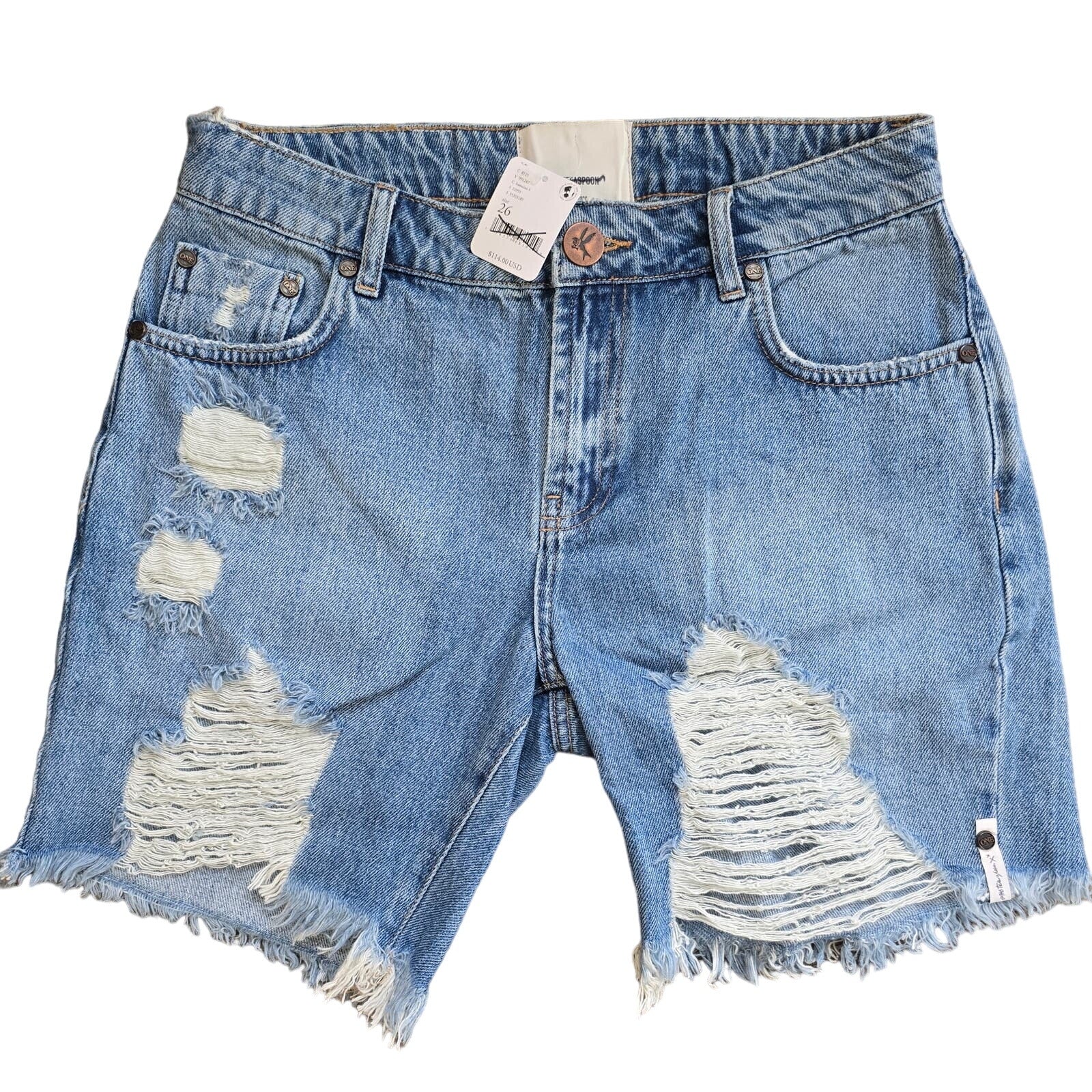 Free People OneTeaspoon Stevie’s Boyfriend Shorts