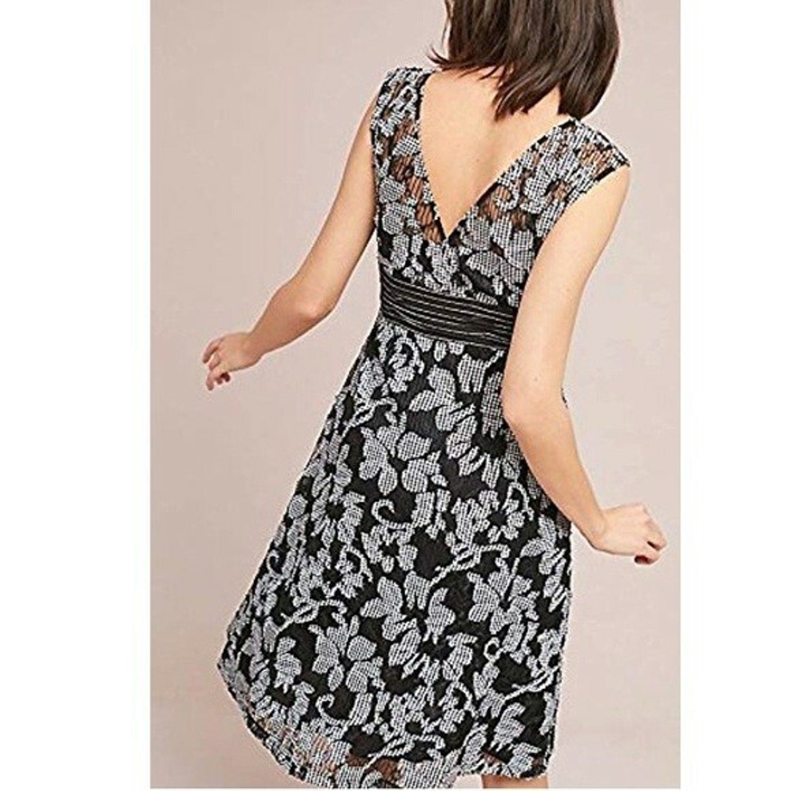 NEW Anthropologie 168 Sommer Floral Lace Dress by ett.twa Size 6