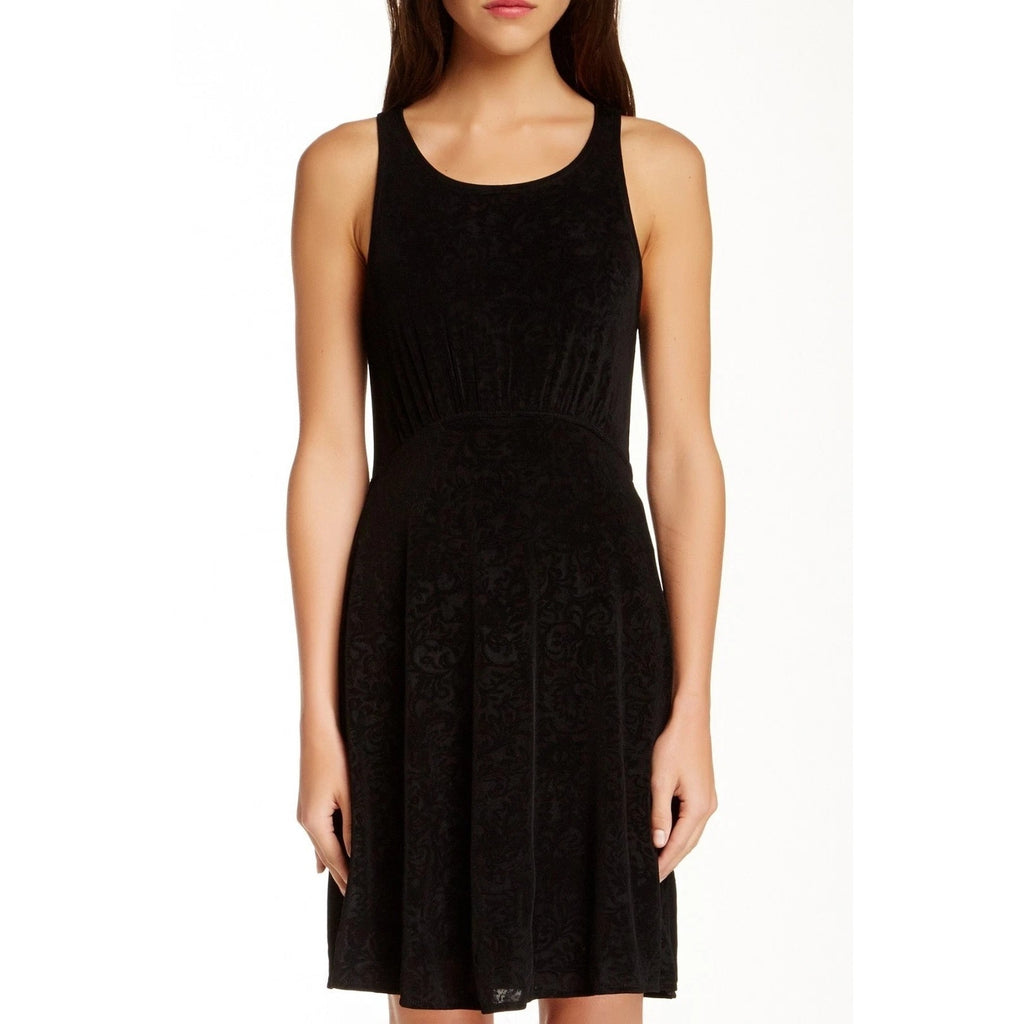 New Free People Lady Jane Slinky Stretchy Lace Trim Mini Dress Open-Back XS