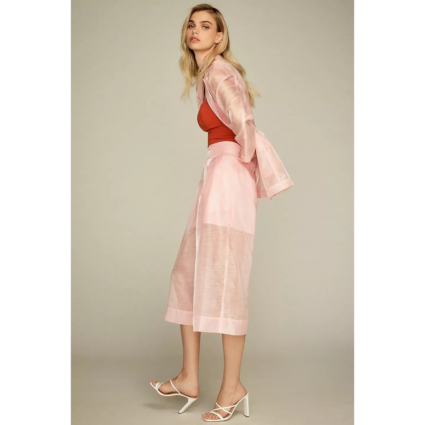 Anthropologie Dolan Sheer Crop Culotte