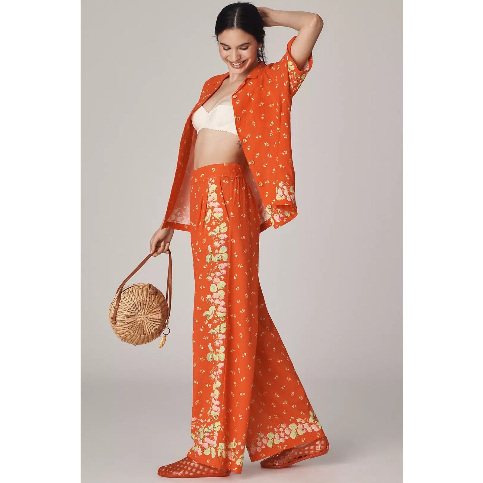 Anthropologie Rachel Antonoff Snyder High-Rise Wide-Leg Pants