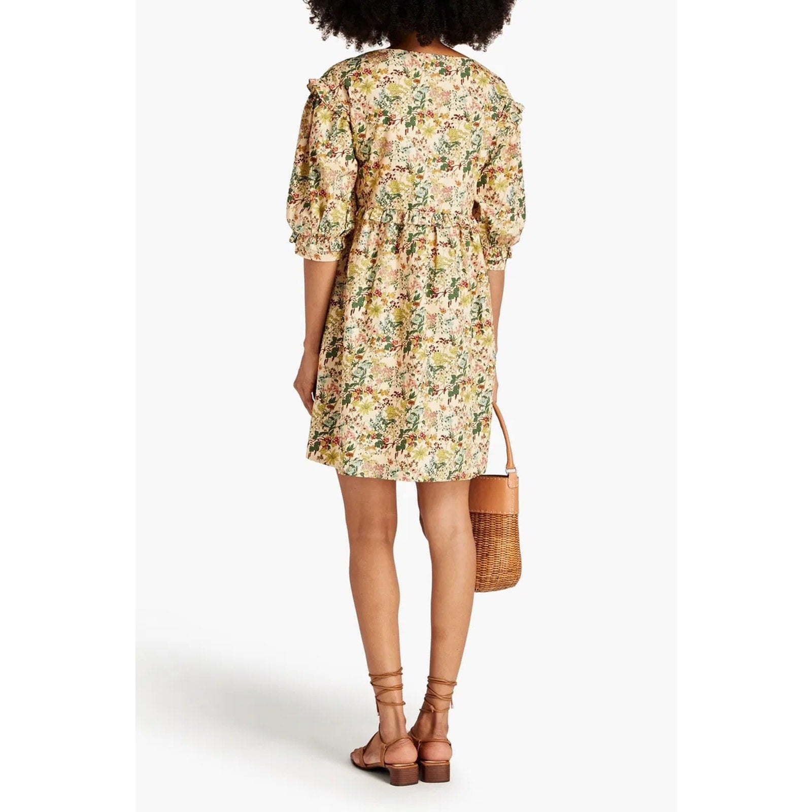 Anthropologie FREE PEOPLE Meadows Daphne Babydoll Dress $242 SIZE 4 (8/10)